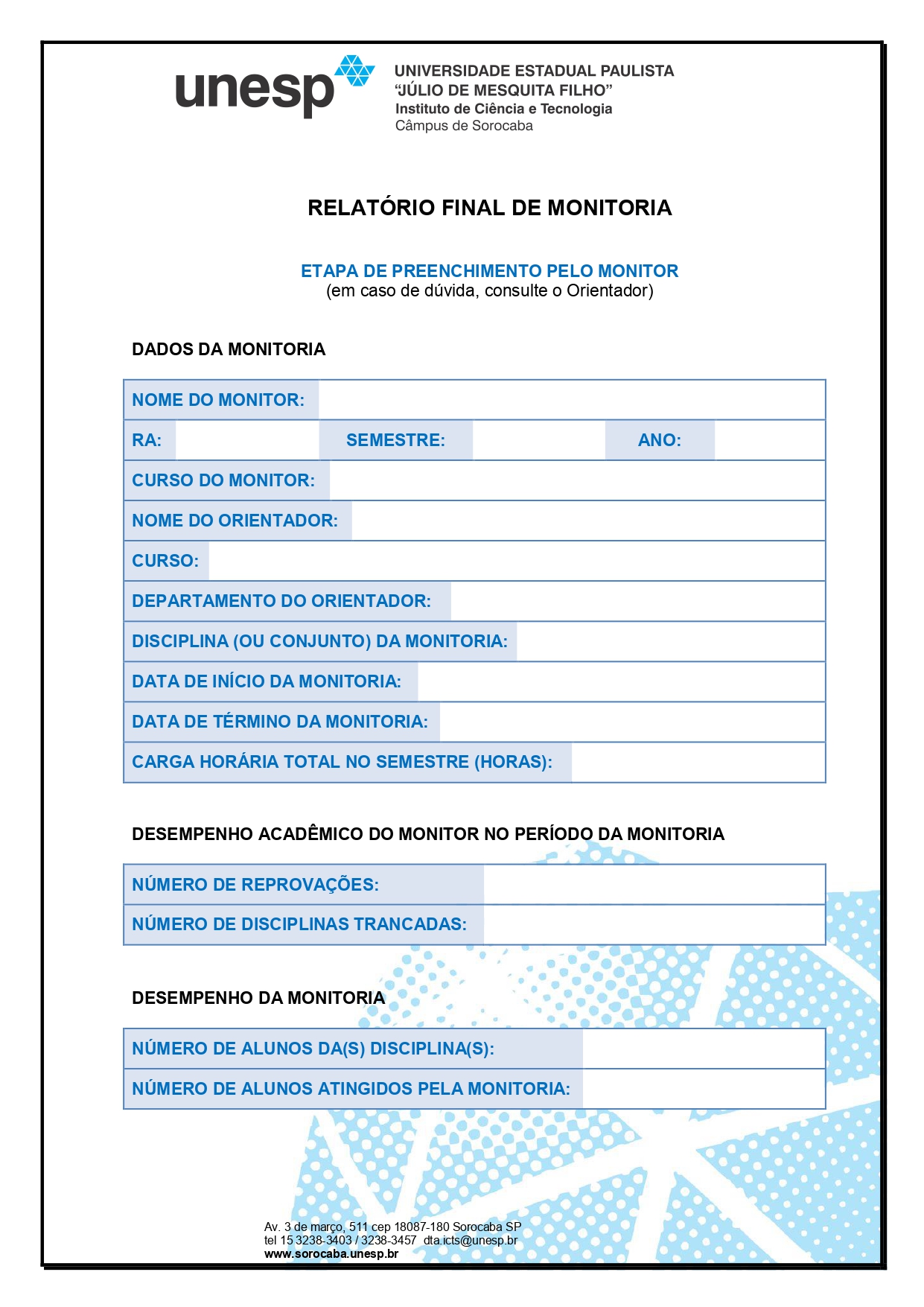 Relatório final